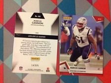 MARCUS CANNON #462 Patriots - 2018/2019 Panini Instant LIII SUPER BOWL 53