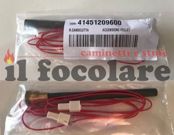 RESISTENZA CANDELETTA STUFA PELLET MCZ ORIGINALE SWING GIO FLUX 41451209600