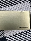 Vintage 1961 Golden Kardeen Kan Ashtray Paperweight Stamp Box Etc Sardine Can — photo 3