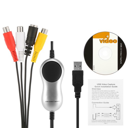 1Pc USB 2.0 Video Capture Adapter VCR TV to DVD Converter for Linux - 第 6/12 張圖片