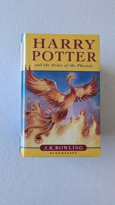 Harry Potter and the Order of the Phoenix FIRST EDITION hardback print errors
