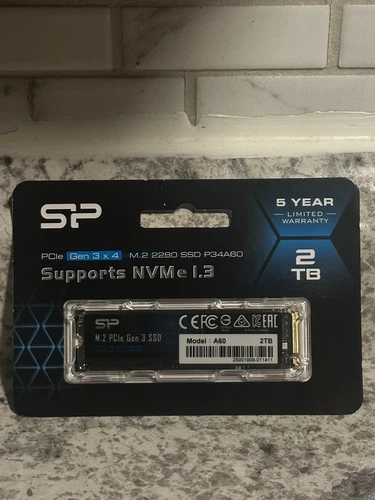 Silicon Power 2TB NVMe M.2 PCIe Gen3x4 2280 SSD Solid State Drive (SP002TBP34...