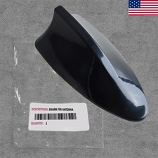 For Camry Corolla Car Shark Fin Antenna Aerial Cover Roof Radio Amfm Black