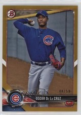 2018 Bowman Prospects Gold /50 Oscar De La Cruz #BP59 4d3