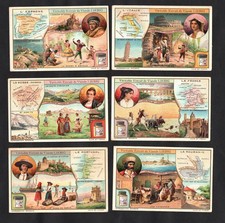 Countries With Latin Based Languages Liebig Card Set 1913 Spain Italy Portugal