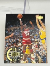 1995-96 Upper Deck Basketball Insert Card #138 Hakeem Olajuwon The Rookie Years. rookie card picture