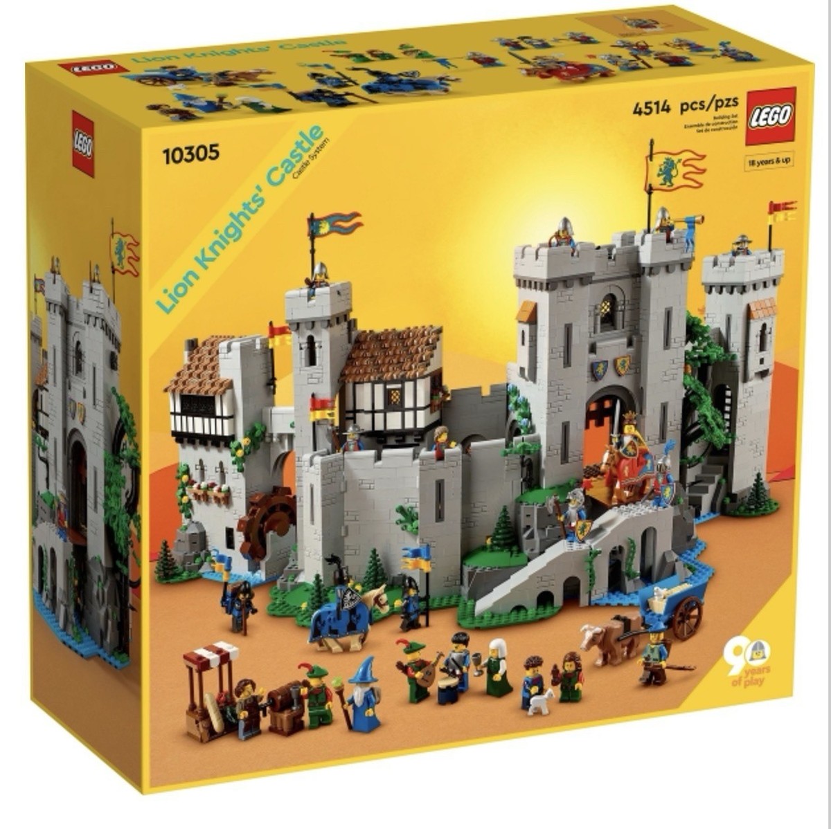 LEGO Lion Knight's Castle SET #10305 BRAND NEW SEALED 4514 PCS