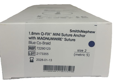Smith & Nephew REF 72290123 - Q-Fix Mini 1.8mm All-Suture Anchor