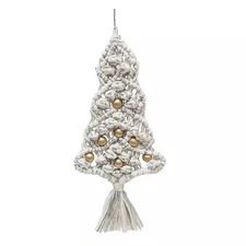 St. Nicholas Square Macrame Ornament Christmas Tree Holiday