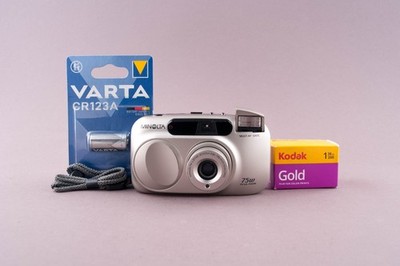 Minolta 75W Riva Zoom Date Point&Shoot Film Camera | eBay