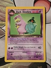 Dark Slowbro 29/82 non holo rare team rocket vintage WOTC pokemon card