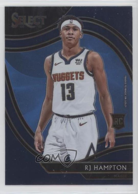 2020-21 Panini Select Courtside Retail Blue RJ Hampton #277 0g90