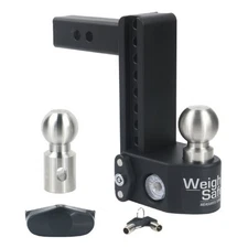 Weigh Safe Steel 8" Drop Hitch with 2" & 2-5/16" Tow Balls 2.5" Shaft SWS6-2.5