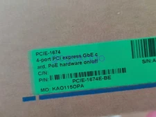 1PCS NEW Advantech PCIE-1674E-BE Quad Port Gigabit Ethernet Card #MW