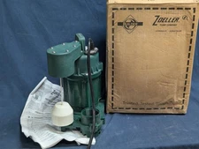 Zoeller 73-0001, Model M73, Dewatering Cast Iron Sump Pump, 1/3 HP Auto Submerse