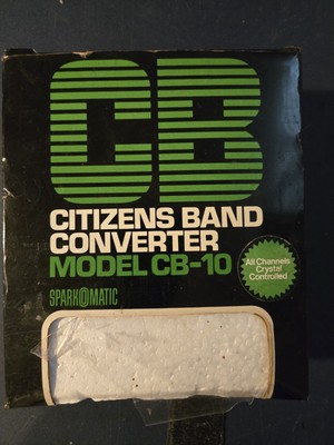 CB Citizens Band Converter Model Cb-10 Sparkomatic New In Box