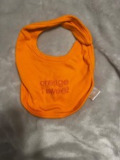 orange i sweet bib