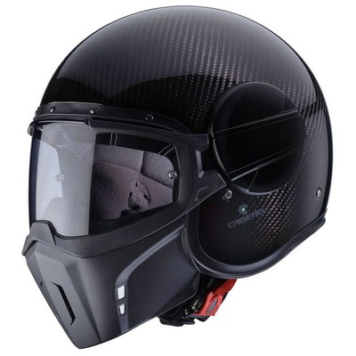 Caberg Open Face Helmet Ghost X Carbon Black - Size XL