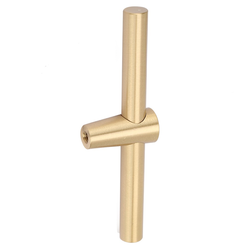 Brass Cabinet Handle Drawer Pull Knob T Bar Cabinet Pulls Single Hole☜