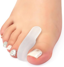 Silicone Toe Separator for Bunion, 10 Pack- Toe Spacer for Women and Men, Flared