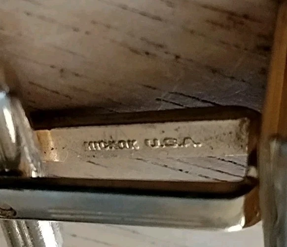 Gemelos Vintage Centro Hickok Correas Rojo Lucite Foto 3 de 4