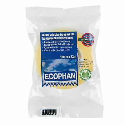 Eurocel – Nastro Adesivo Ecophan 15 Mm X 33 M 10 Pezzi