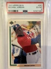 1991 Upper Deck #SP1 Michael Jordan Baseball Card PSA 6 EX-MT