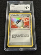 Pokemon Great Ball Reverse Holo Stamped 77/108 EX Power Keepers in a CGC 9.5 !! on eBay