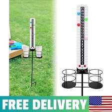 Metal Cornhole Scoreboard With Drink Holders Corn Hole Score Keeper With