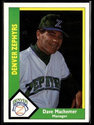 1990 CMC Denver Zephyrs #25 Dave Machemer