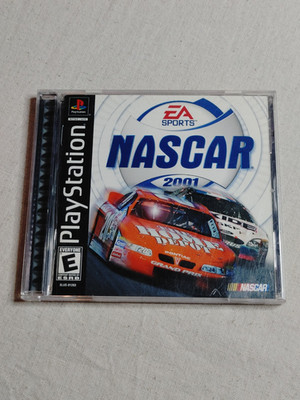 NASCAR 2001 (PlayStation 1. 2001) PS1 Black Label Original Complete