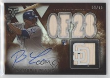 2015 Topps Triple Threads Sepia 50/75 Rymer Liriano #109 Auto 4j0