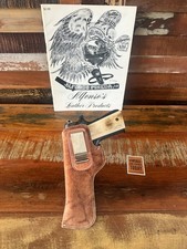Alfonsos J17 Brindle Brown Leather IWB Holster for Colt 1911 Government 5" Left,