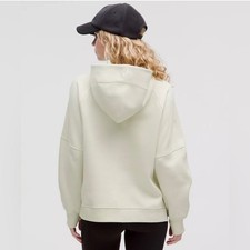 NWT Lululemon Scuba Oversized Side Slit Hoodie BONE M/L