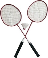 3980 - Red Black Badminton Set - 9-12