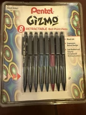 Pentel Gizmo Set Pen Black Made in Japan - New NOS