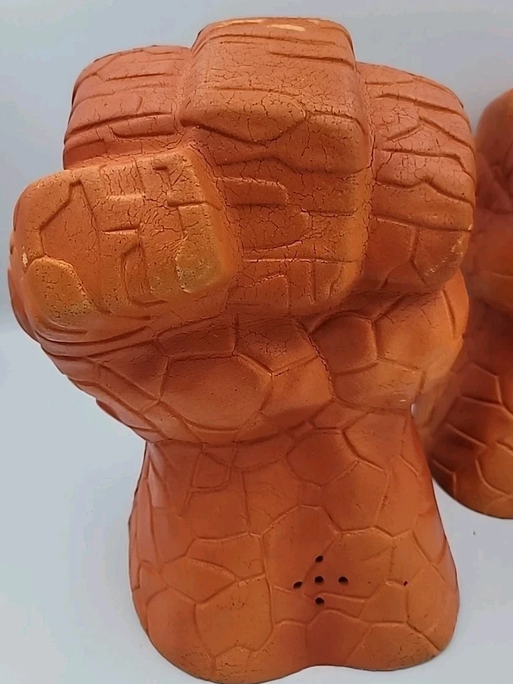 Marvel Fantastic Four Electronic Thing Hands 2004 puños de espuma sonidos funcionales Foto 2 de 4