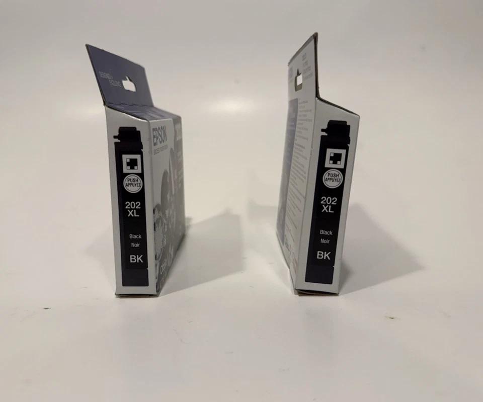 Brand New 2PK Epson 202XL Black Ink Cartridges WF-2860 XP-5100 High Yield - Image 3 of 4