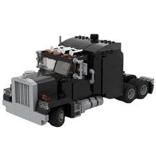 Compatible Mobile Unit Semi Truck and Trailer from Movie 2081 Build Moc