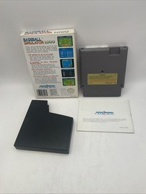 Baseball Simulator 1000 (Nintendo NES 1989) CIB Complete In Box