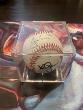 Justin Morneau Minnesota Twins & Mark McGwire Autographed Baseball