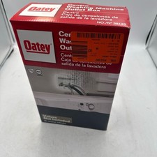 Oatey Centro Washing Machine Outlet Box White 38120 Valves Not Included