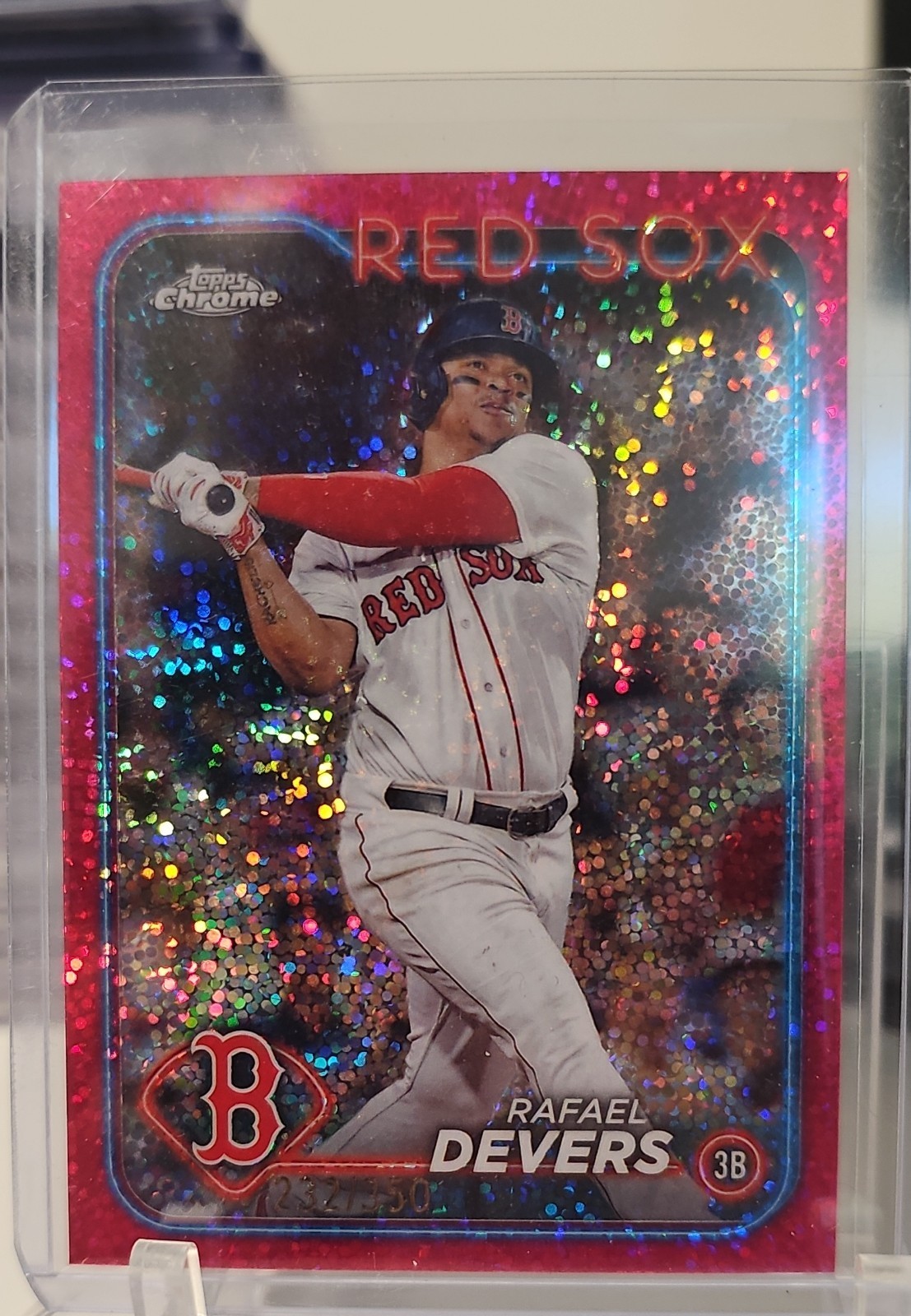 Rafael Devers #93 Baseball Cards 2024 Topps Chrome trading card — raw and PSA graded price guide