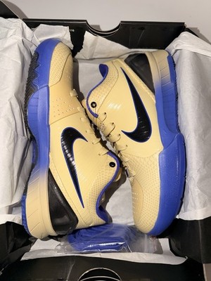 Size 5.5Y - Nike FC Barcelona x Kobe 4 Protro Team Gold HQ2303-700