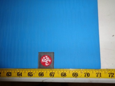 Manduka Skidless Non-Slip Yoga Mat eKO Lite, Silicone, Blue 24'' x 71''