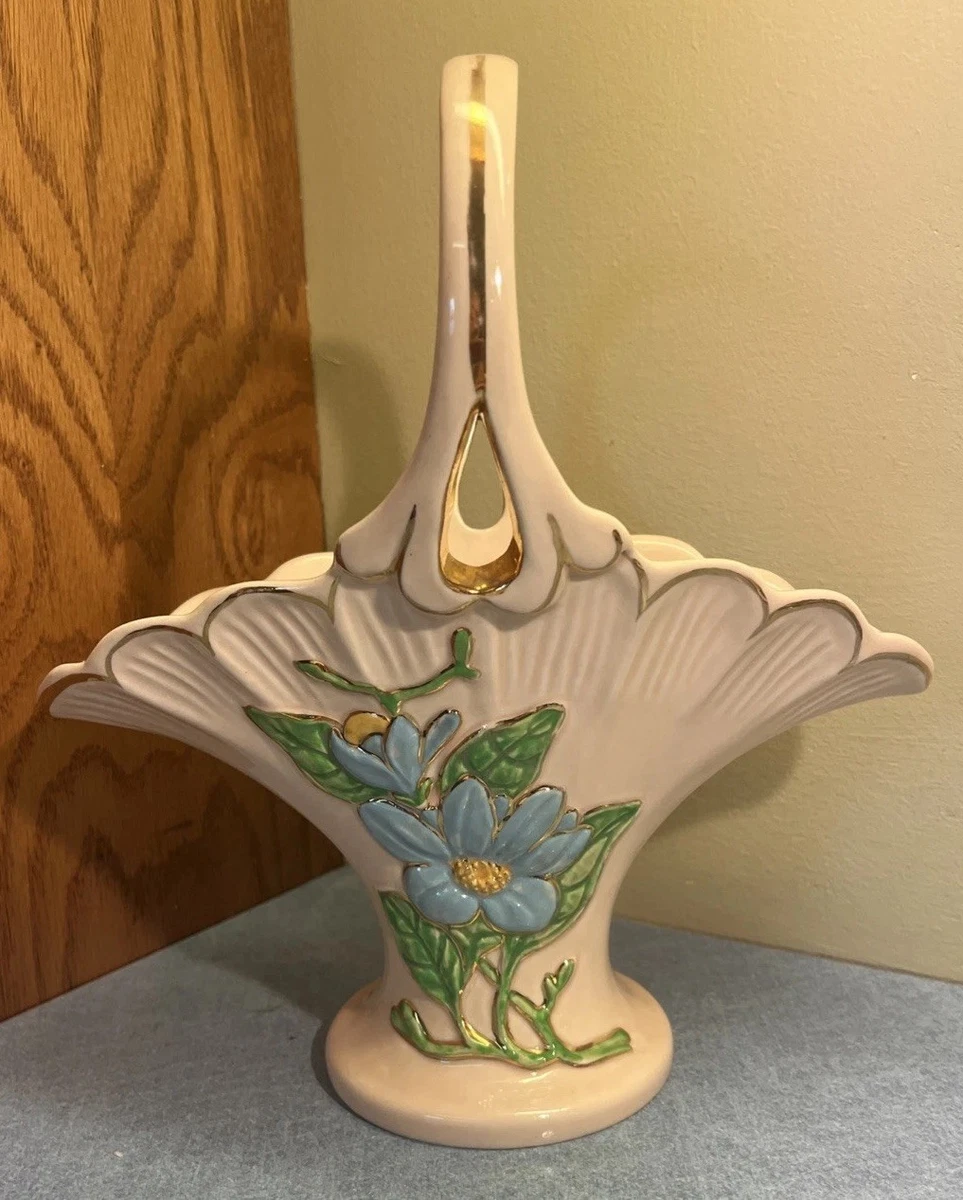 Hull Art Pottery Basket for sale | eBay