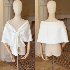 Elegant Wedding Jacket Satin Bride Capes Formal Wedding Bridal Bolero