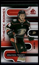 2022-23 SP Game Used #171 Brayden Tracey Red #/221