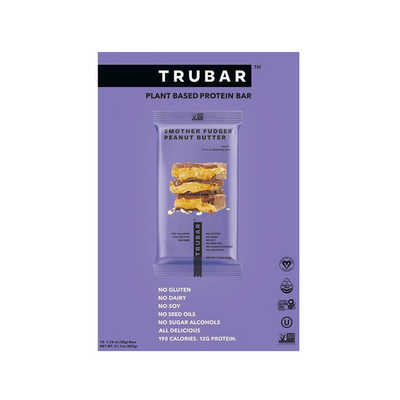 #ad #ad New TRUBAR 12g Plant Based Protein Bar Smother Fudger Peanut Butter $6.99