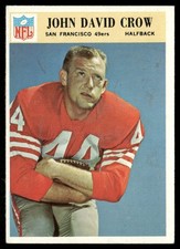 John David Crow 1966 Philadelphia #175 San Francisco 49ers VG-EX Wax Scratch